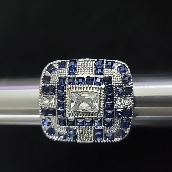 Art Deco Large Ring Size 7 - Picture 4 of 4